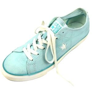 Converse Light Aqua Low-Top All Star Sneakers Sz 9.5